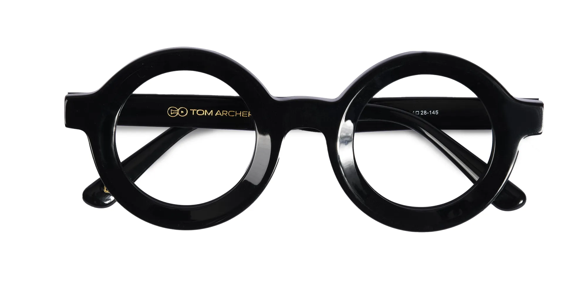 Black Round Glasses Frames-2