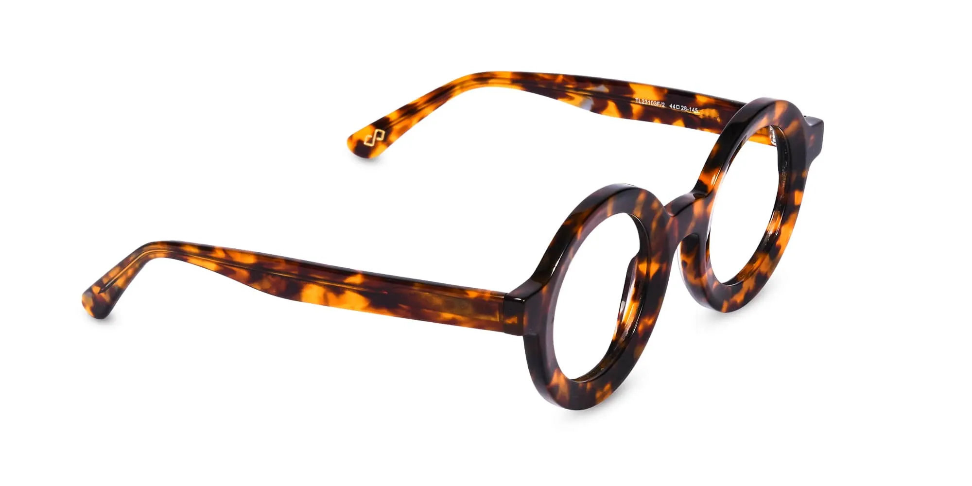 Round Tortoise Shell Glasses-2