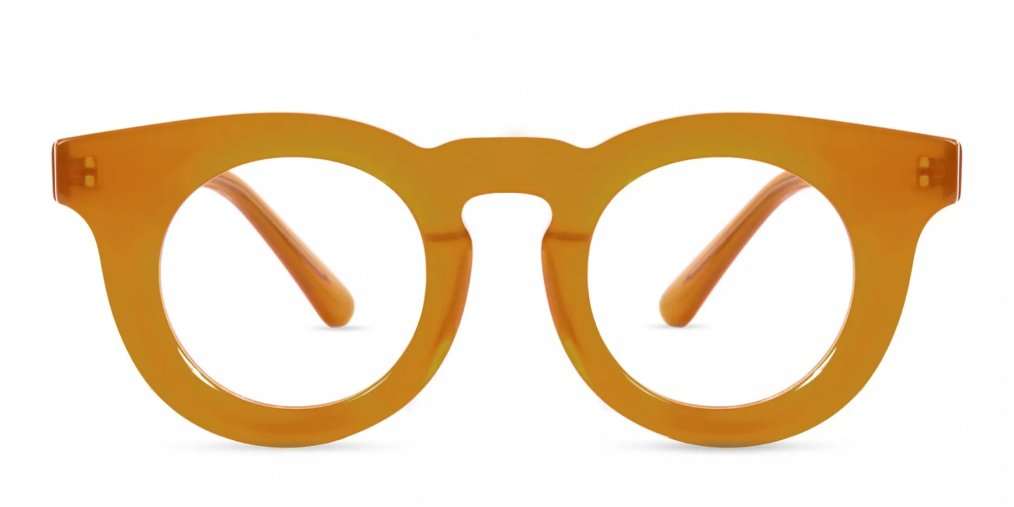 Round Gold Eyeglass Frames-2