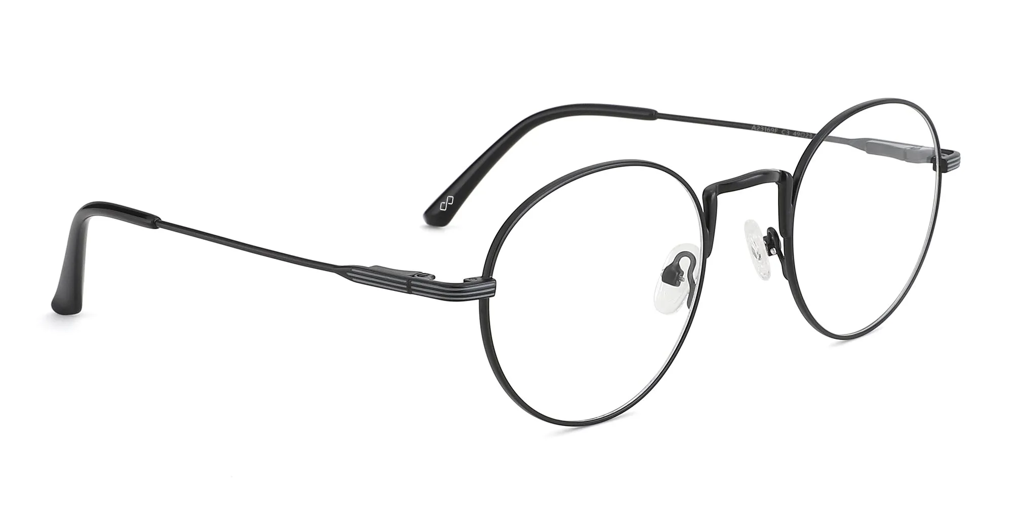 Black Wire Frame Glasses-2