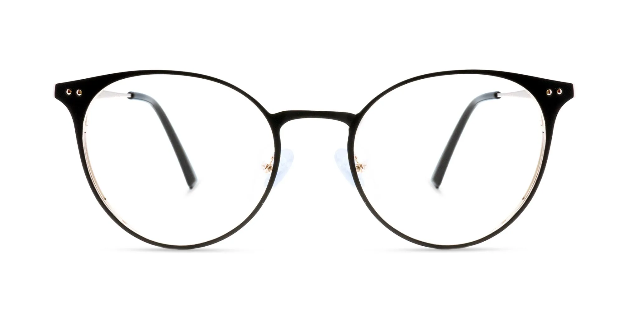 Round Cat Eye Glasses-2