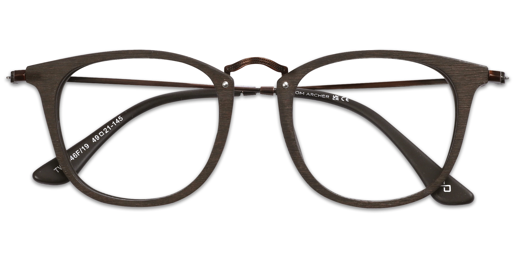 Copper Brown Wood Eyewear frames 1