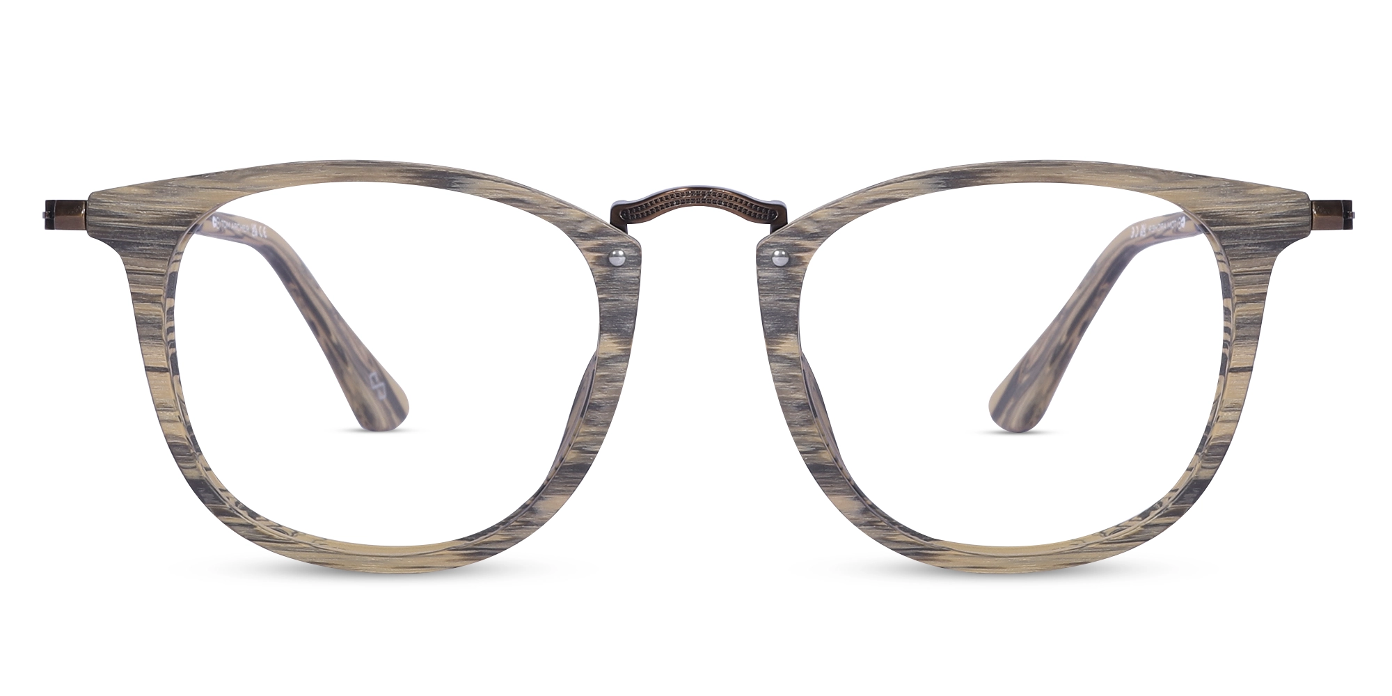 Square wooden spectacle frames 1