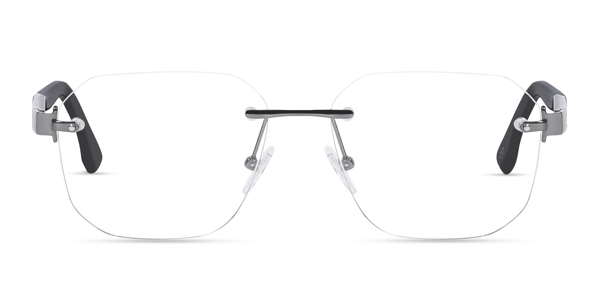 Rimless Glasses With Nose Pad-1