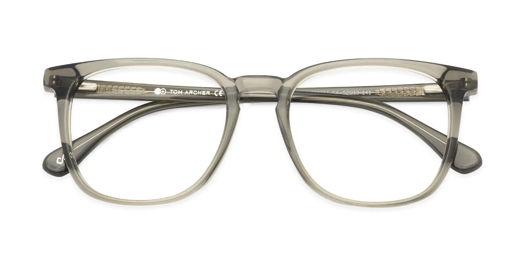 Crystal Grey Square Designer Glasses-2