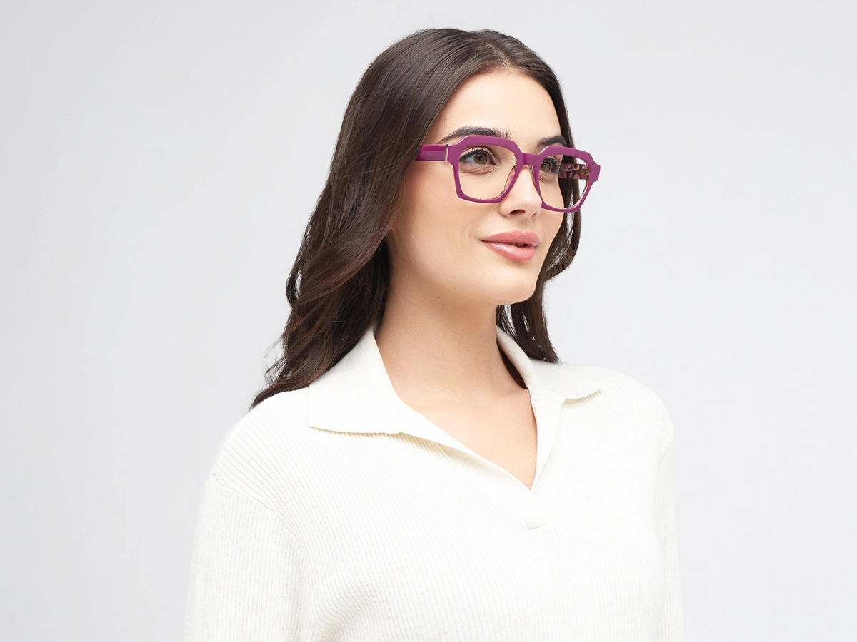 Purple Eyeglass Frames 1