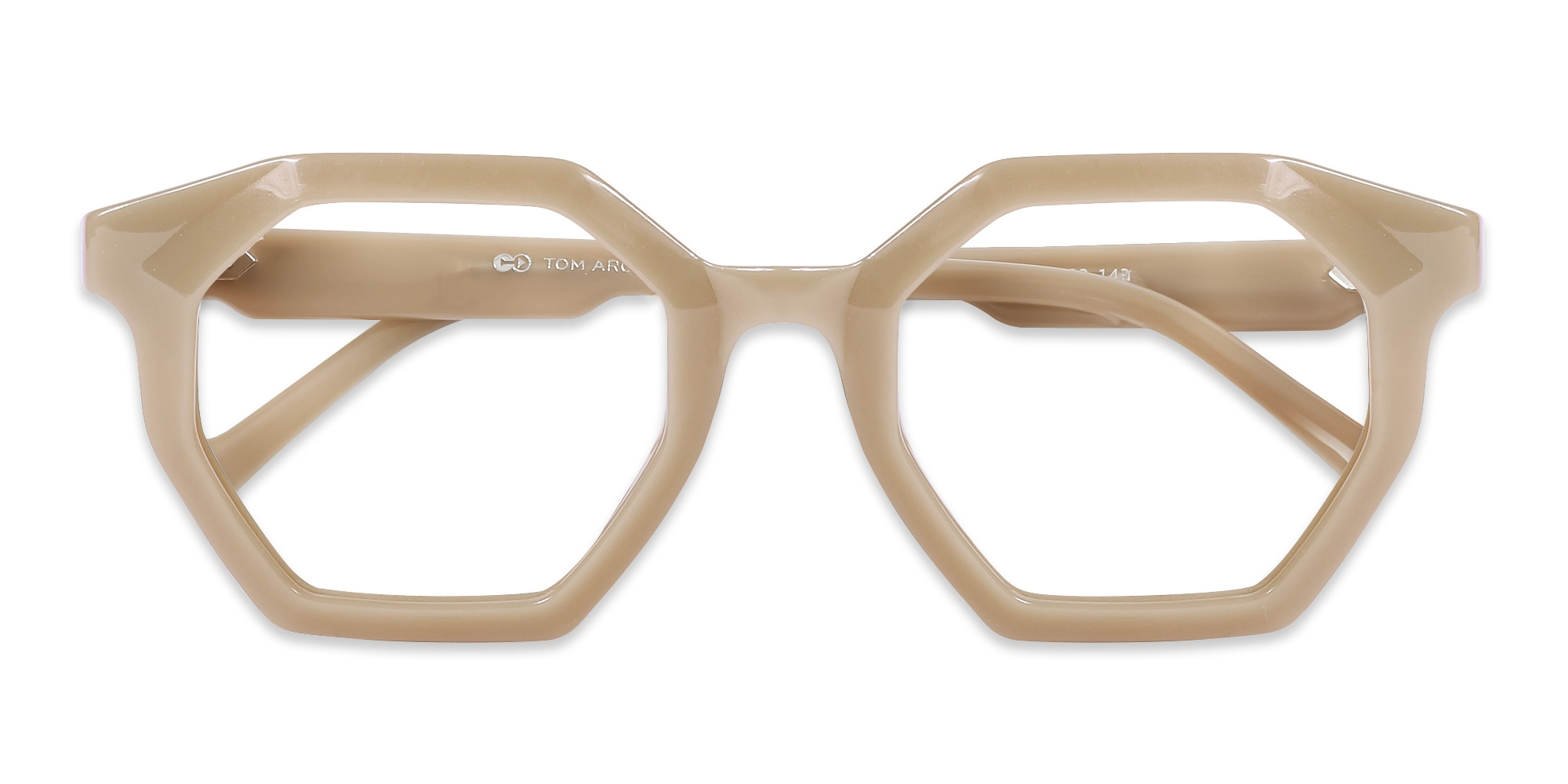 Beige Taupe Glasses 1