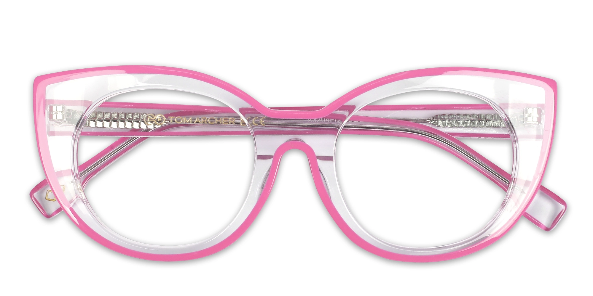 Pink Cat-eye Womens Glasses 1