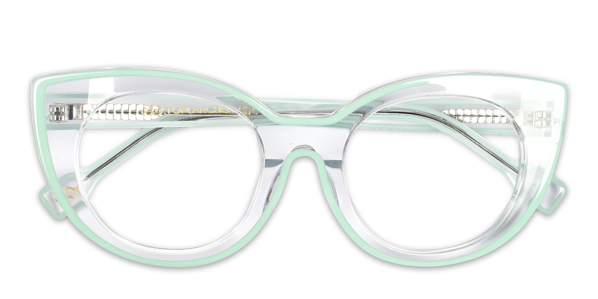 Green Cat-eye Glasses 1