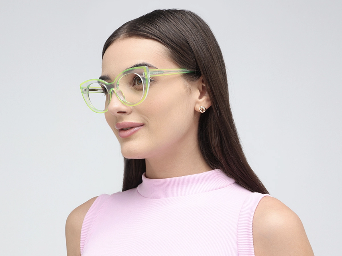 Clear Cat-eye Womens Glasses 1