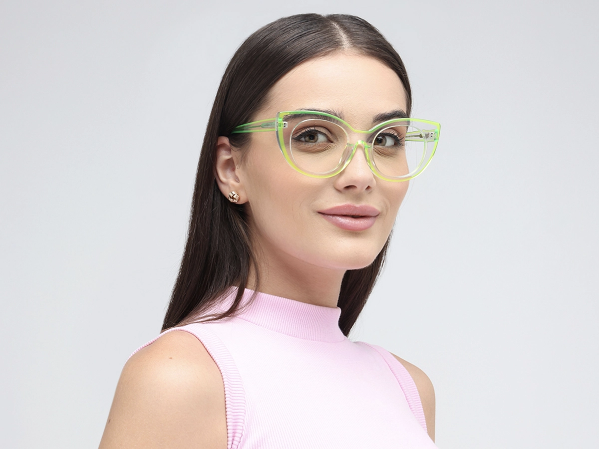 Clear Cat-eye Womens Glasses 1