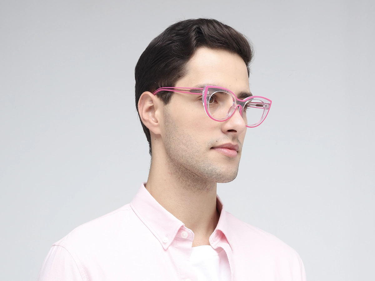 Pink Cat-eye Womens Glasses 1