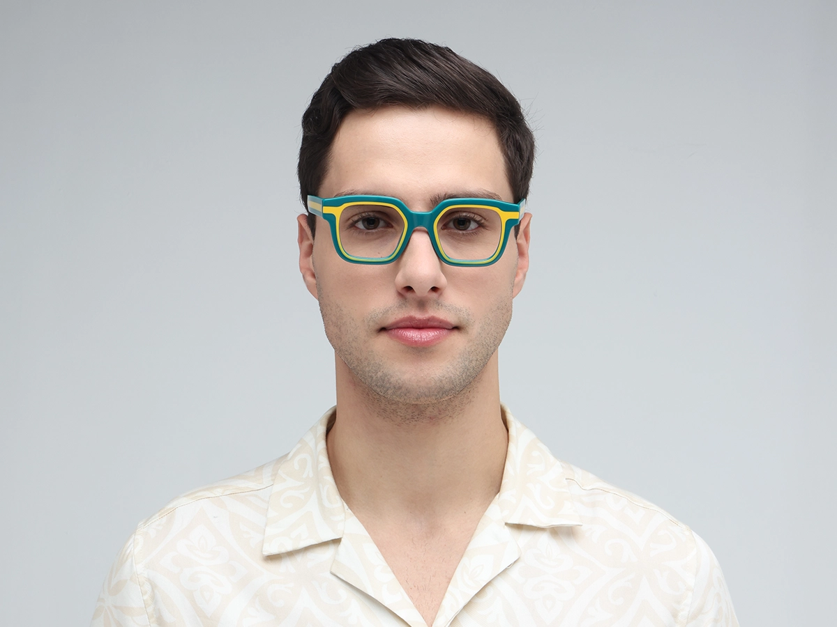 Green Thick Glasses-1