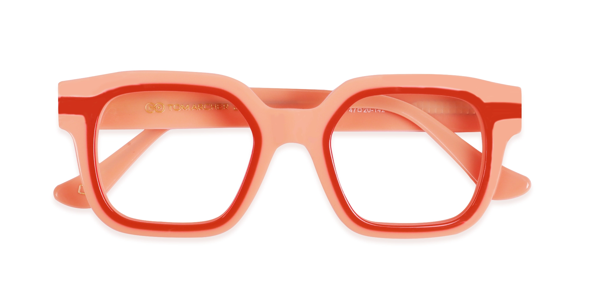 Peach Funky Glasses-1