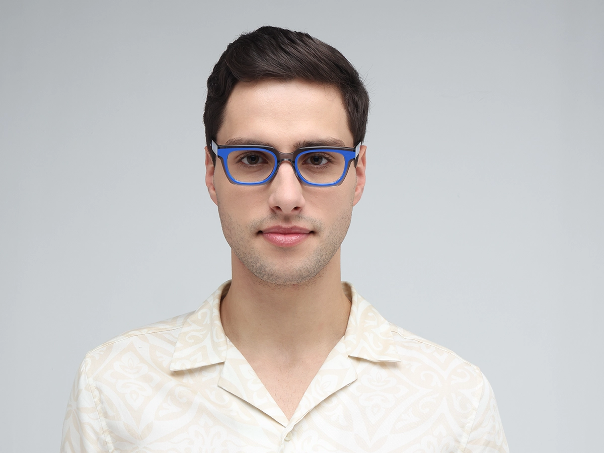 Grey Rectangle Glasses-1