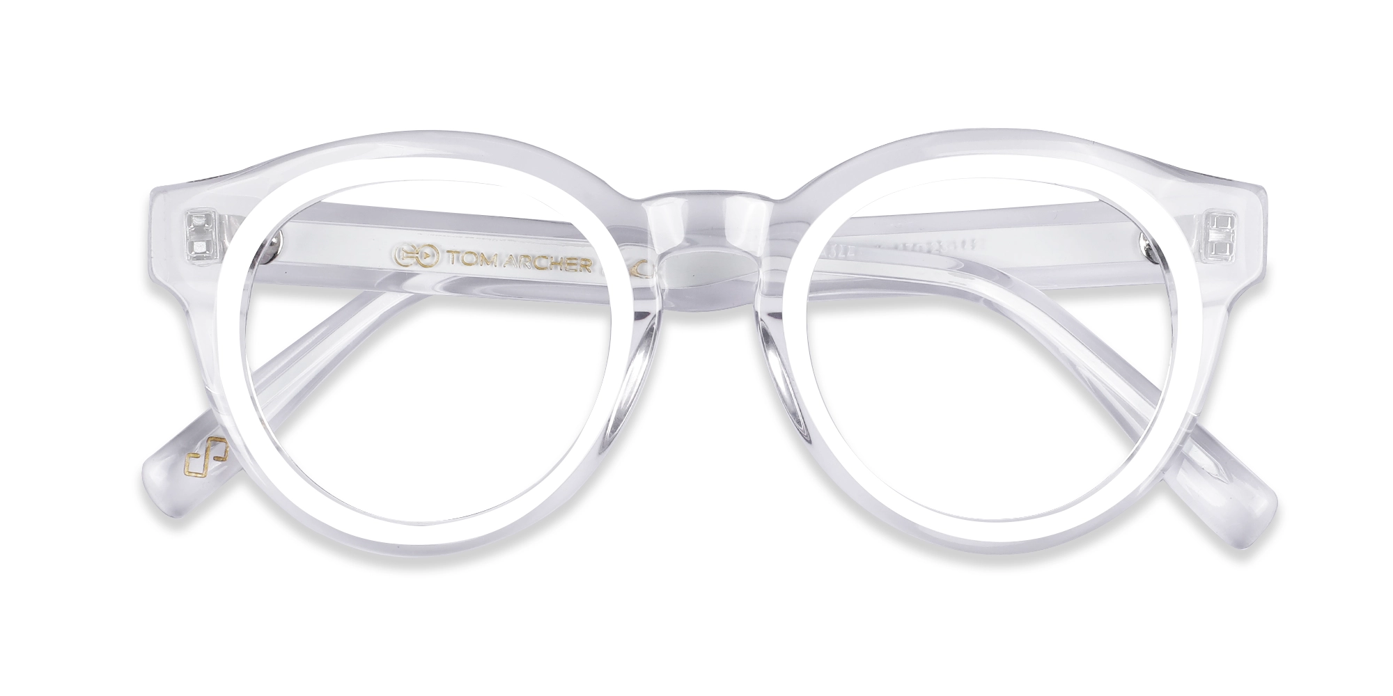 Clear Oval Glasses 1