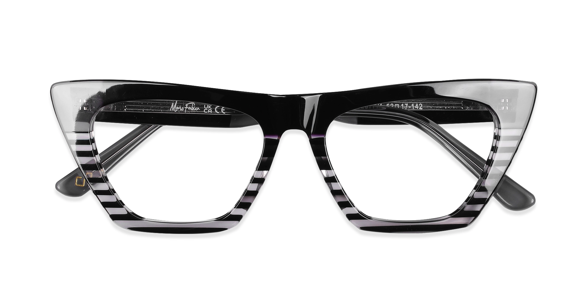 Black Cat Eye Eyeglass Frames-1