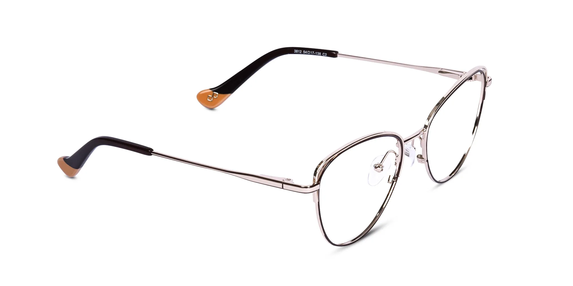 Women's Metal Frame Glasses-1