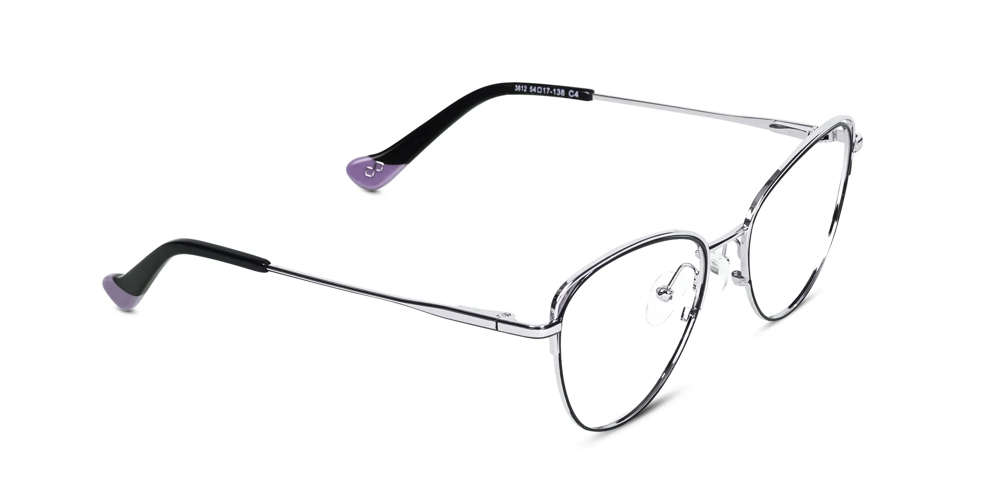 Metal Cat Eye Eyeglasses-1