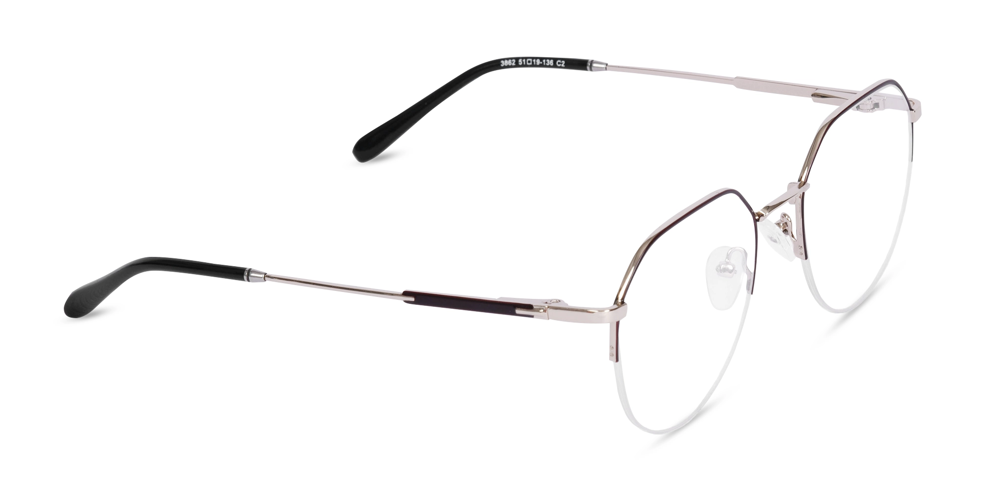 Geometric Frame Fashion Glasses-1