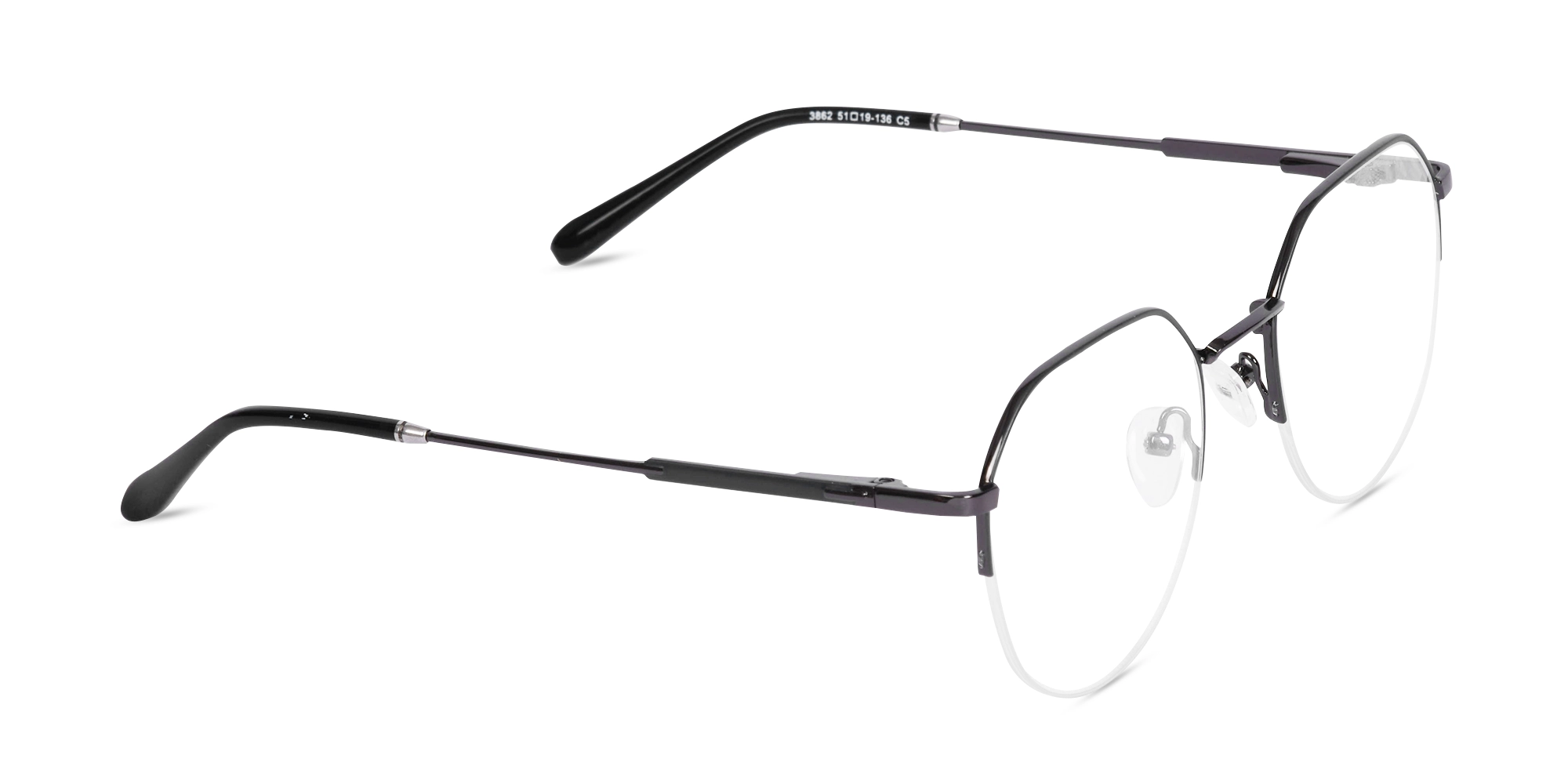 Semi Rimless Designer Glasses-1