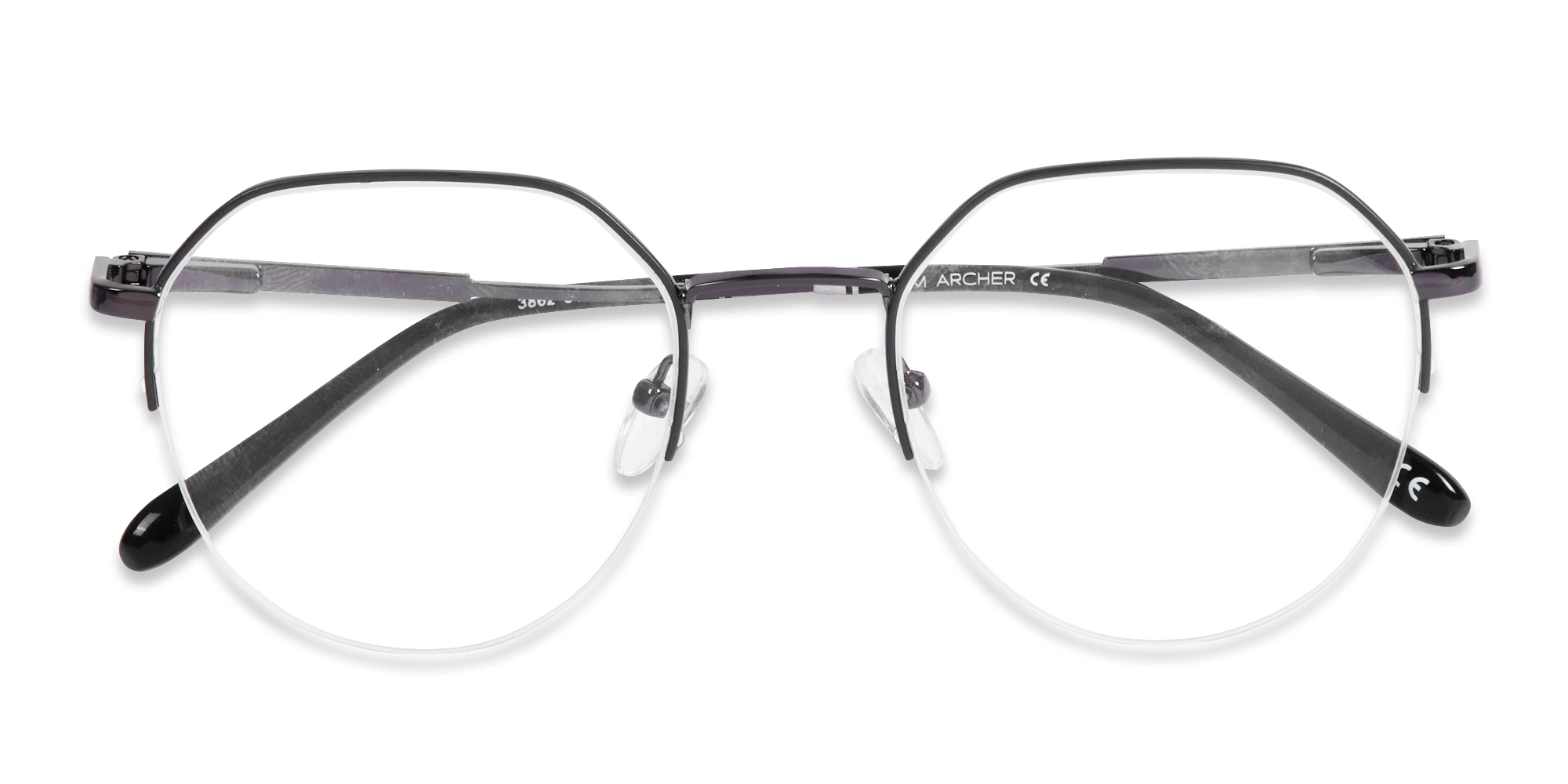 Semi Rimless Designer Glasses-1