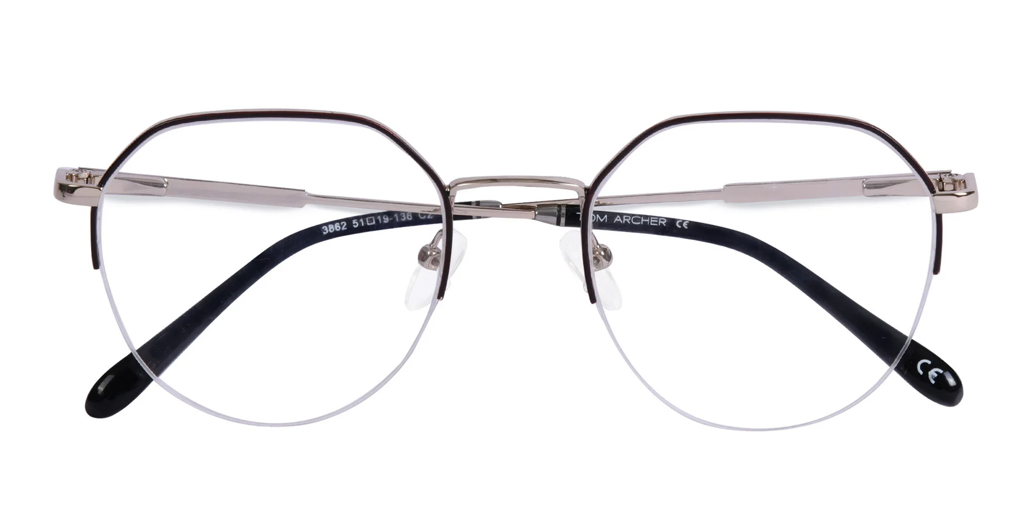 Geometric Frame Fashion Glasses-1