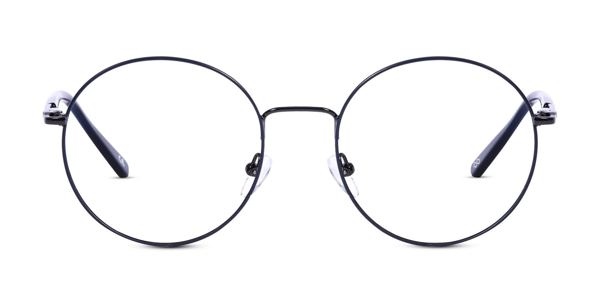 Blue Metal Frame Glasses-2