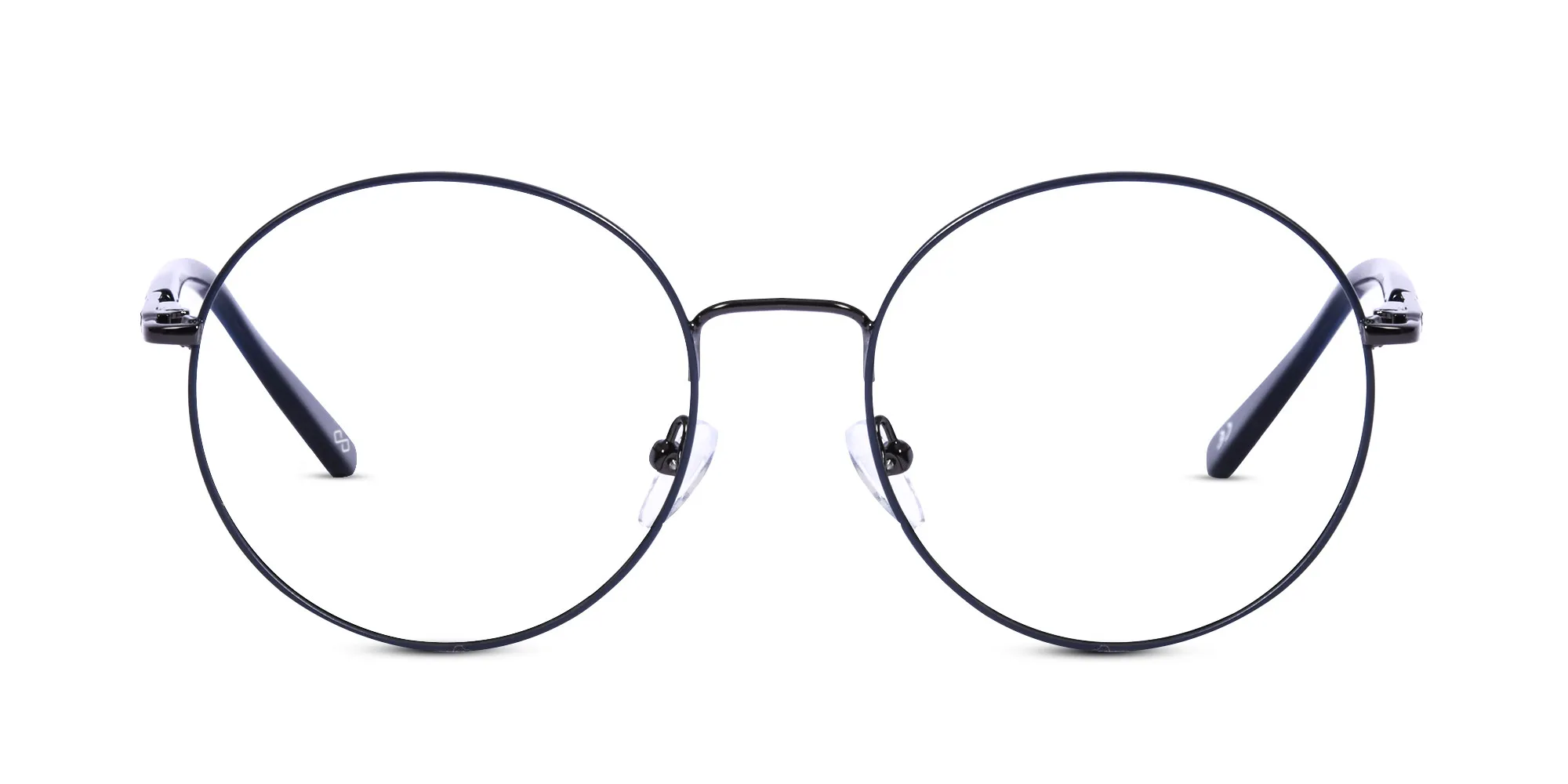 Blue Metal Frame Glasses-2
