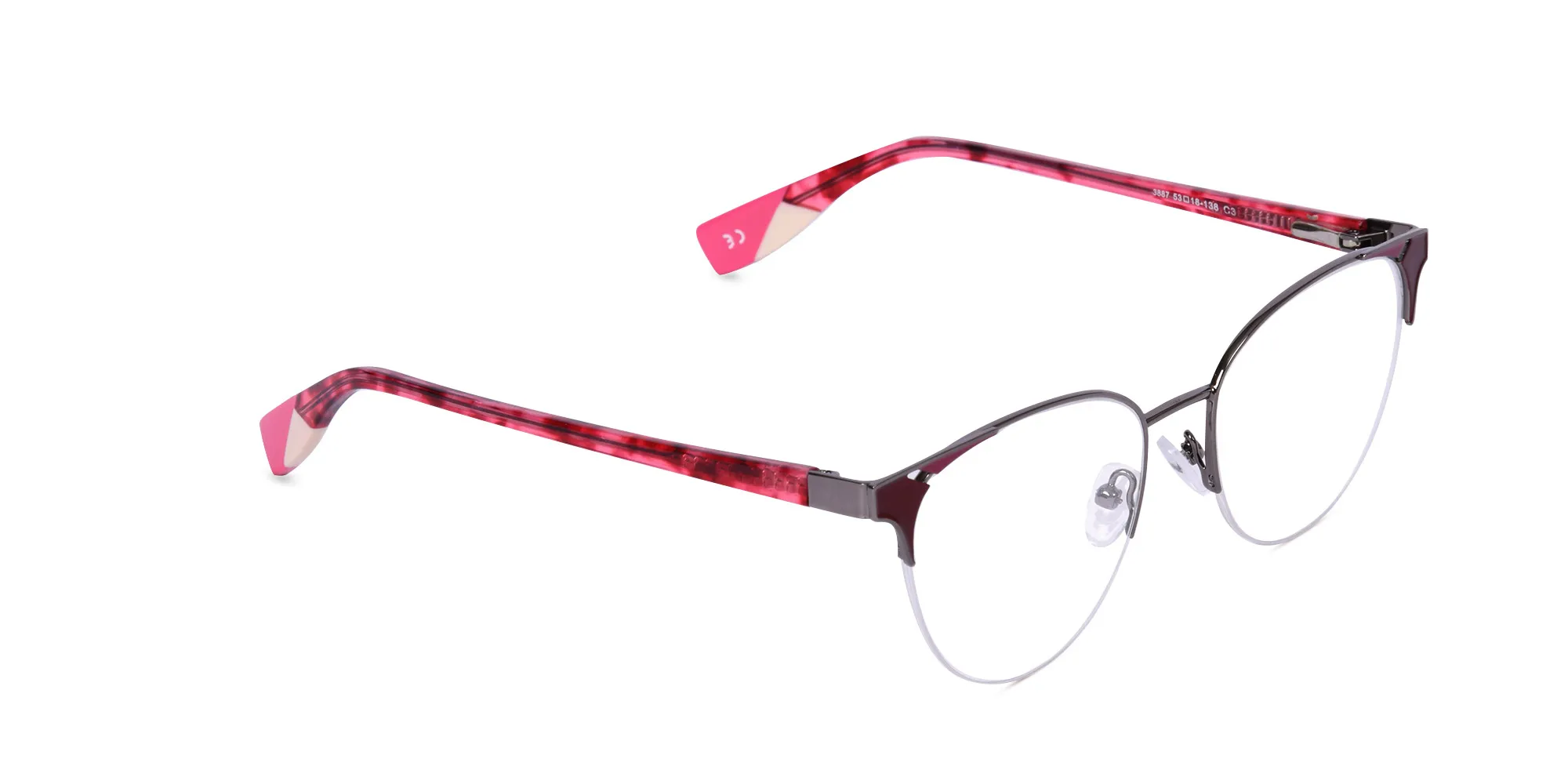 Women's Half Rim Eyeglasses-2