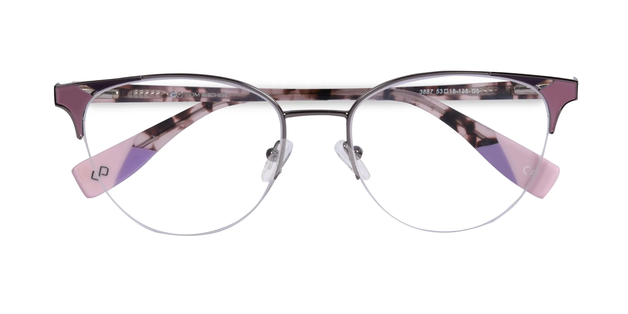 Ladies Half Rim Glasses-2