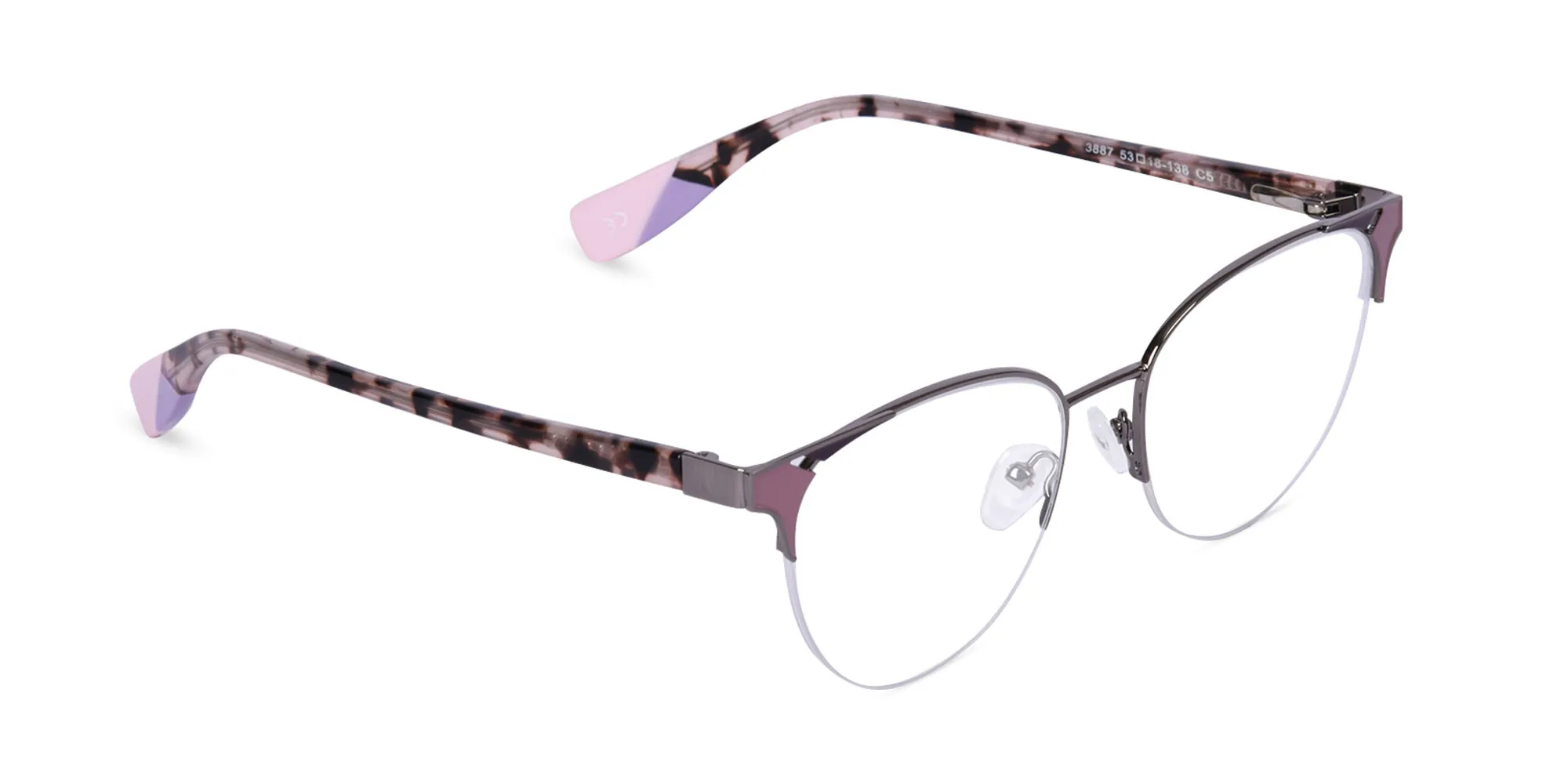 Ladies Half Rim Glasses-2