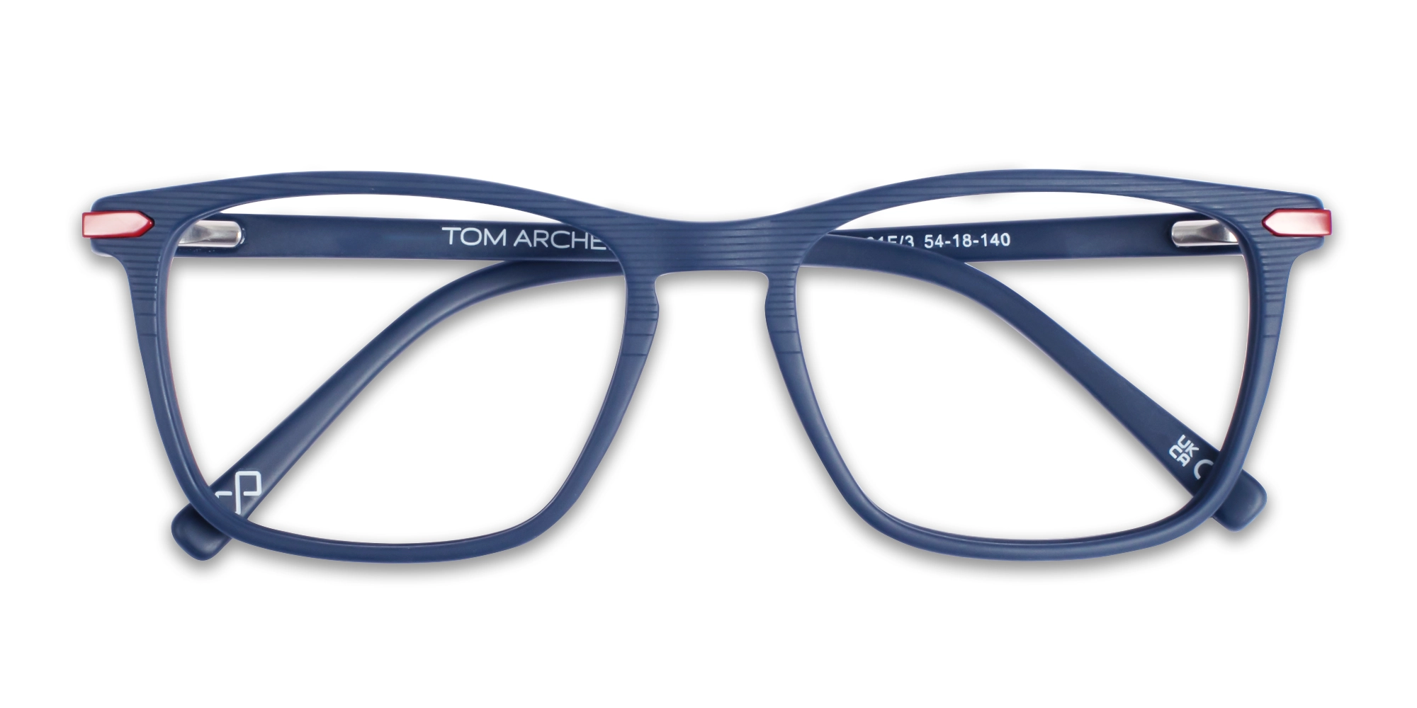 Matte Slate Grey Rectangle Glasses 1