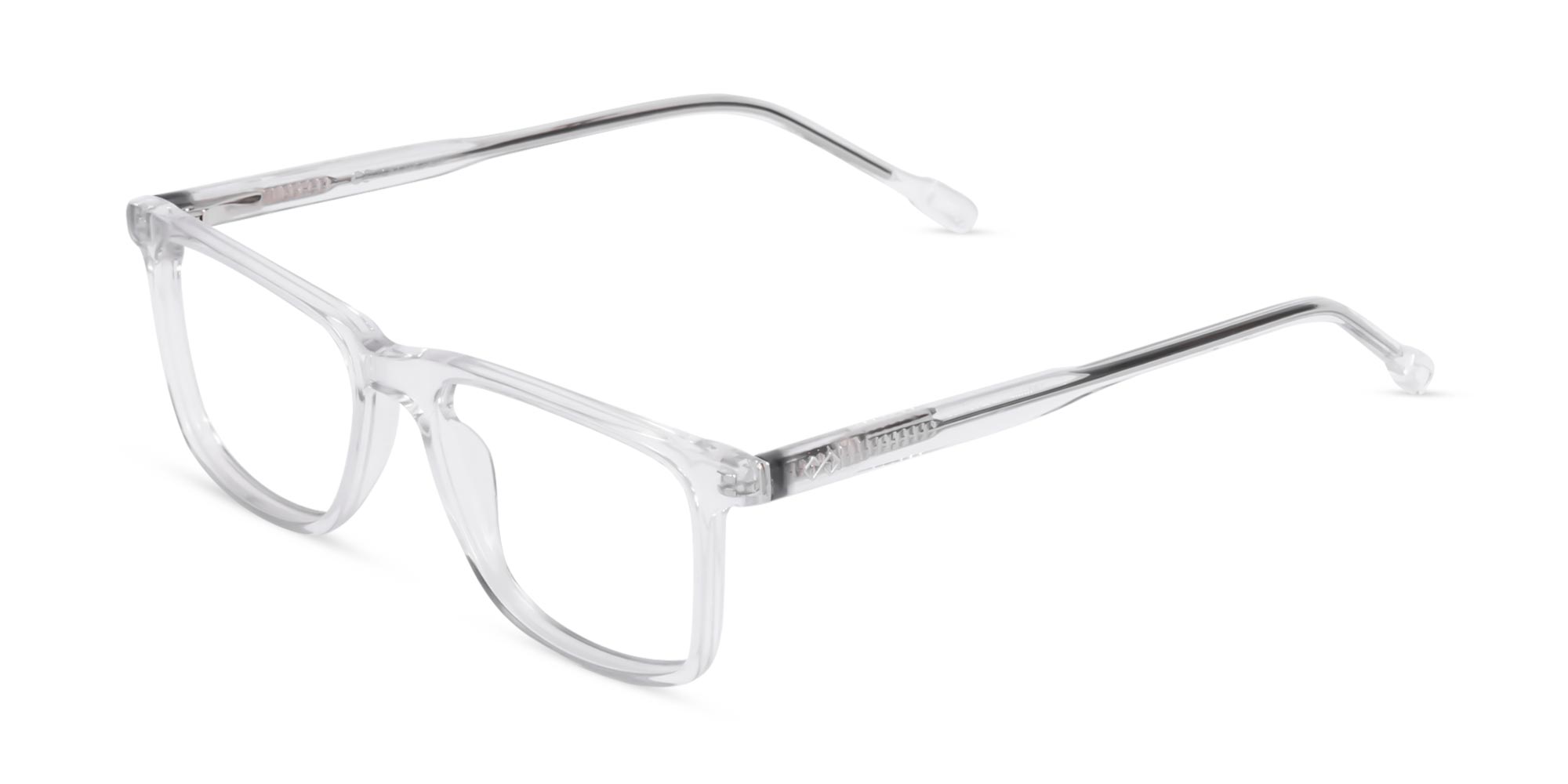 Crystal Clear Rectangular Eyeglasses Frames-1