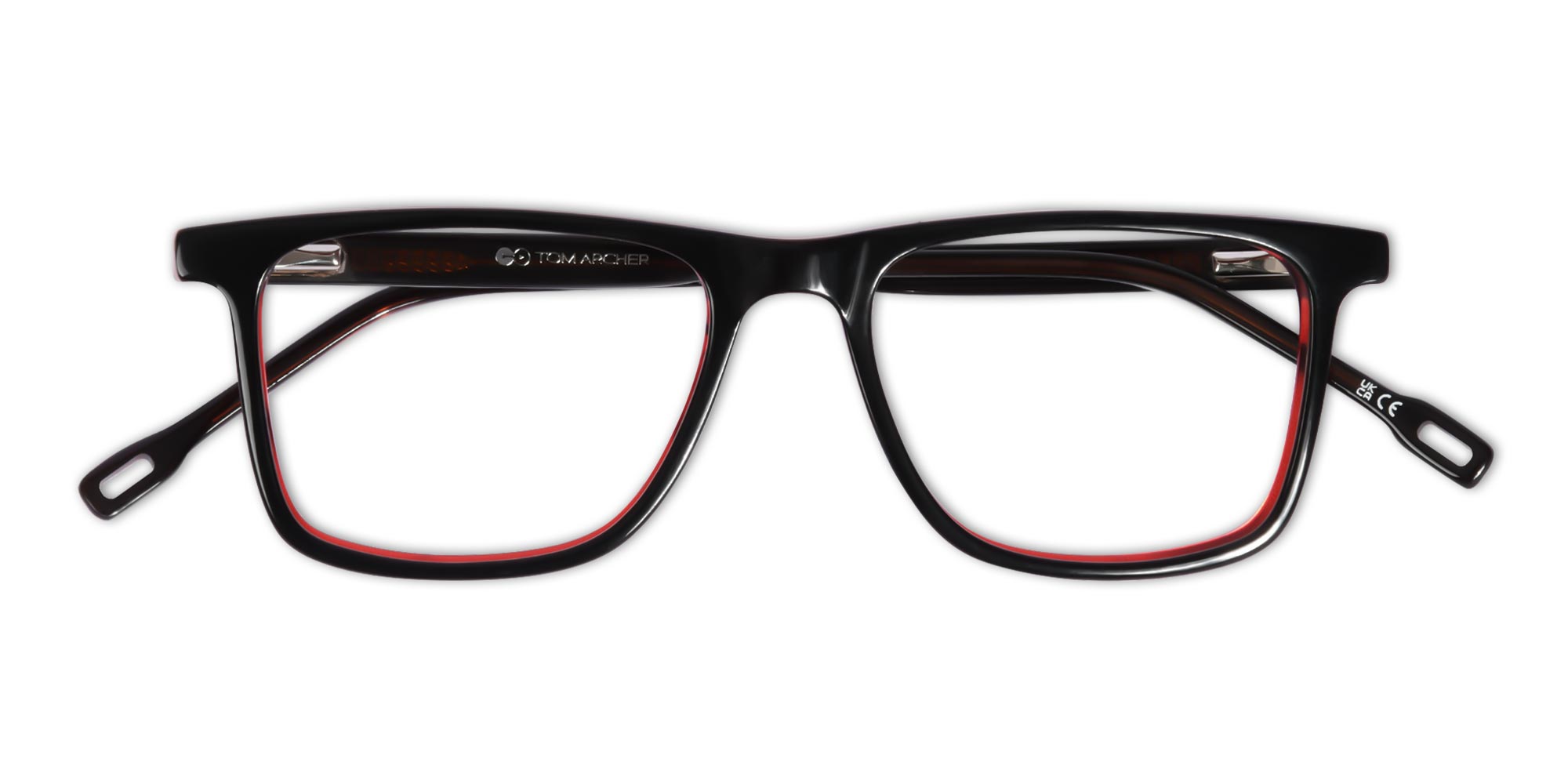 Black Rectangular Full Rim Eyeglasses-1