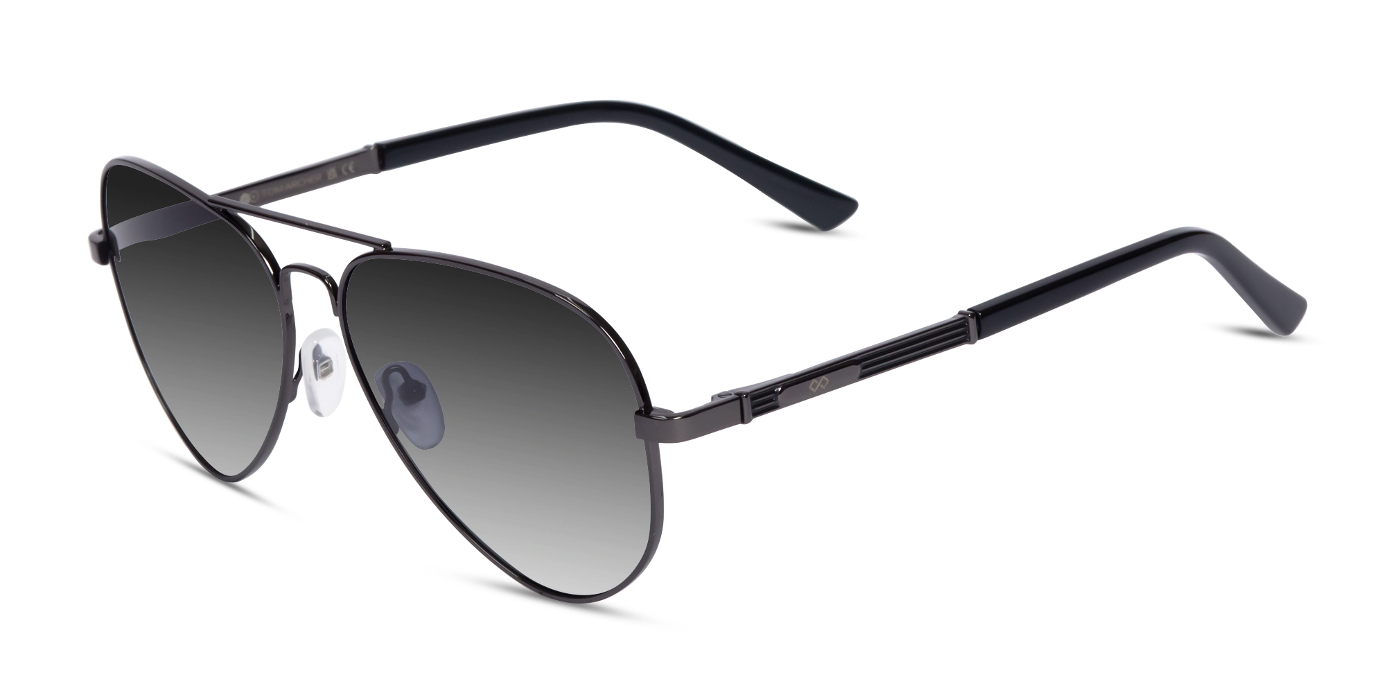 Gunmetal Lightweight Pilot Sunglasses 1