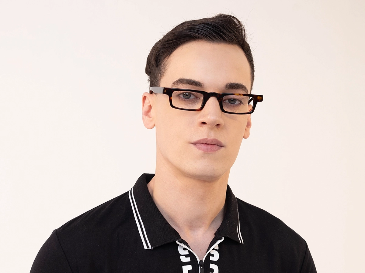 Havana Tortoise Eyeglasses With Spring Hinges 1