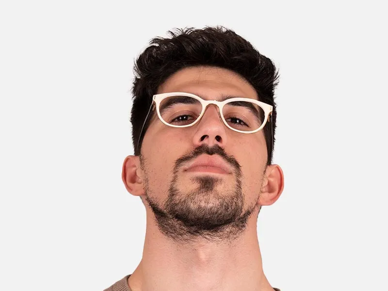 BLACKROD 11 - White Round Glasses | Specscart.®