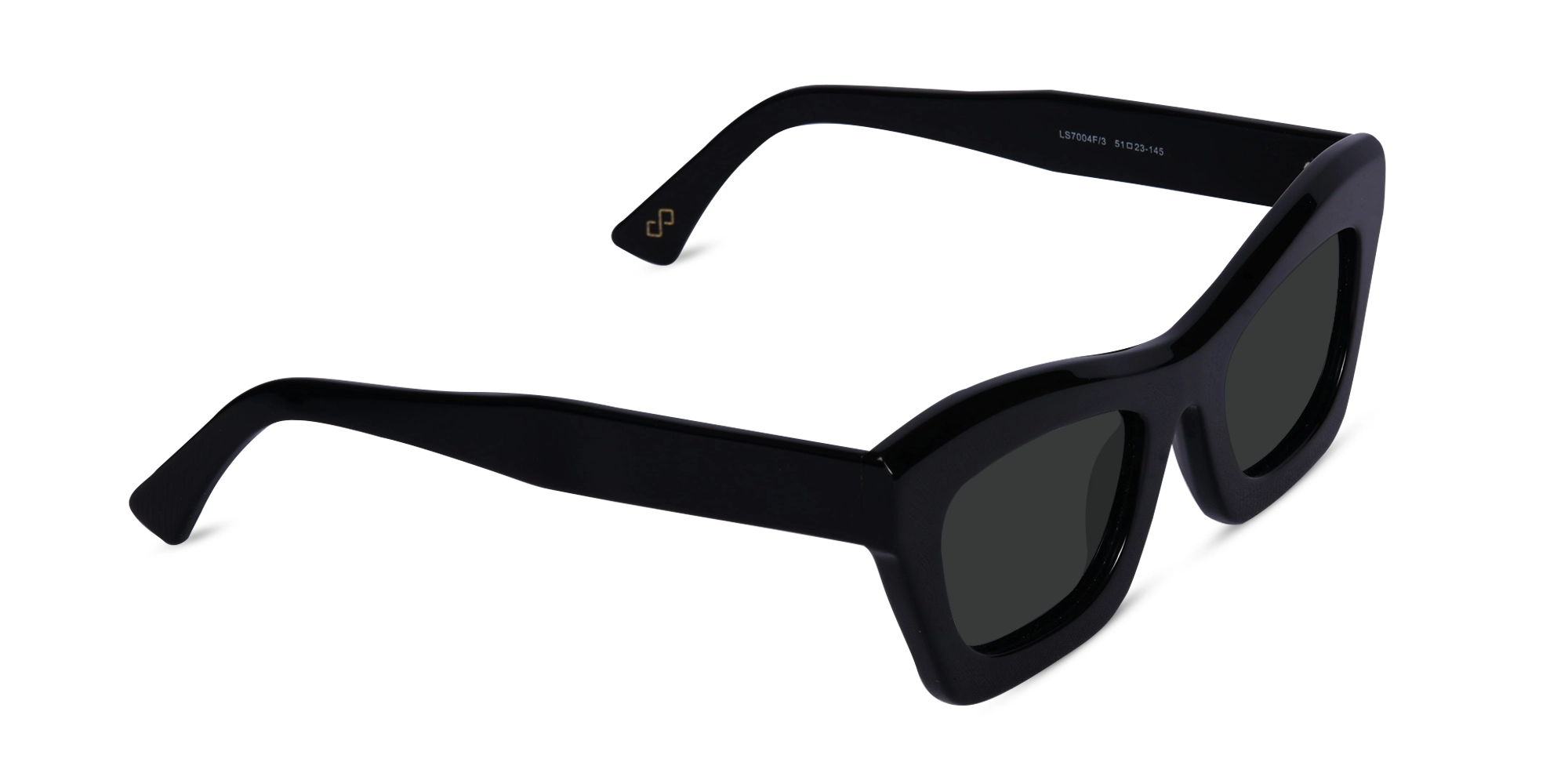 Womens Black Cat Eye Sunglasses-1