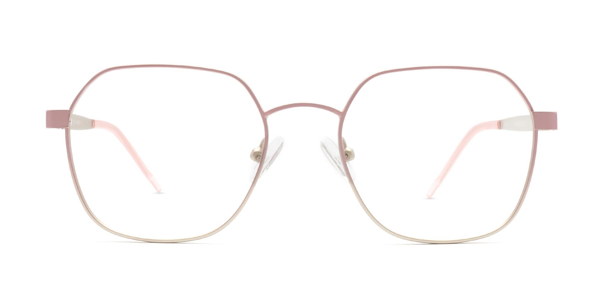 Pink Hexagon Glasses-1