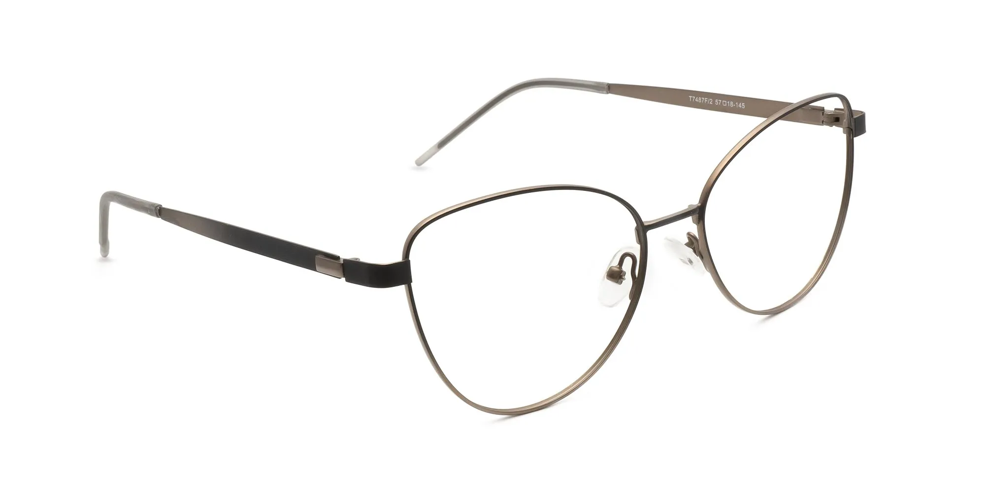 Cat eye wire store frame glasses