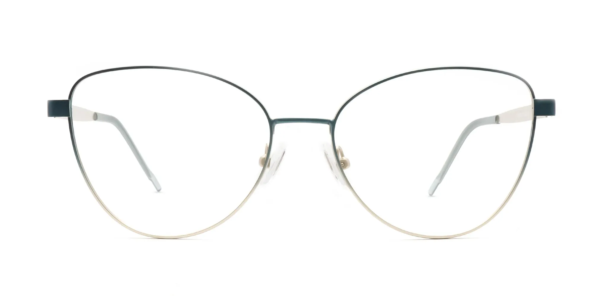 Metal Cateye Glasses-2