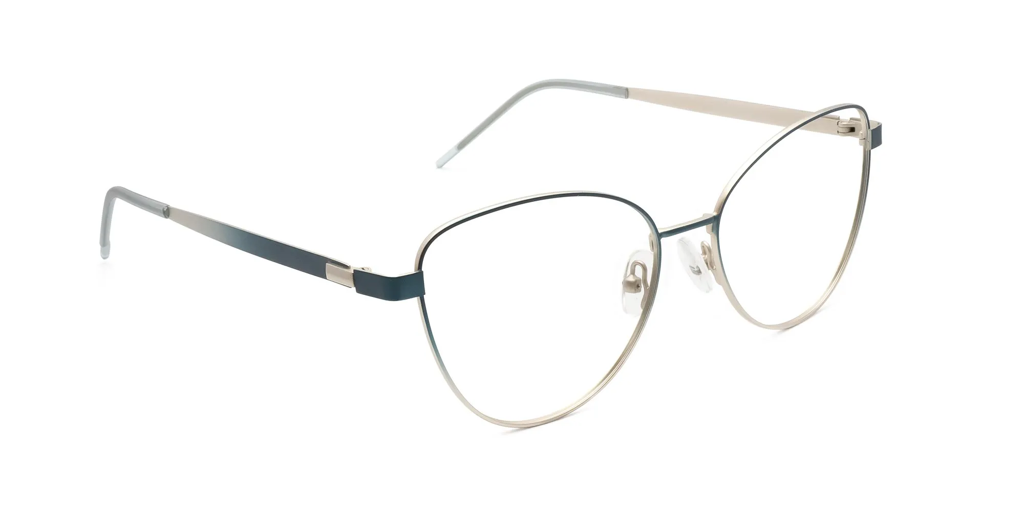 Metal Cateye Glasses-2