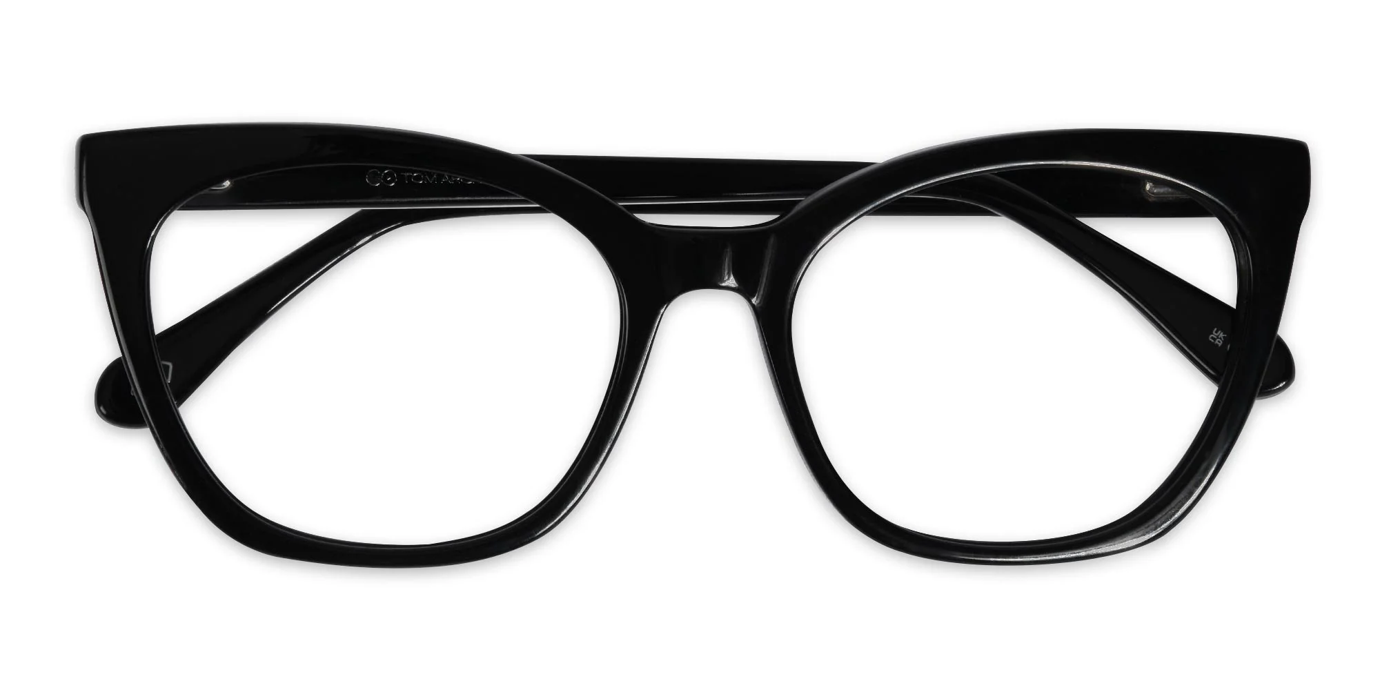 Black Cateye Full Rim Eyeglasses-1