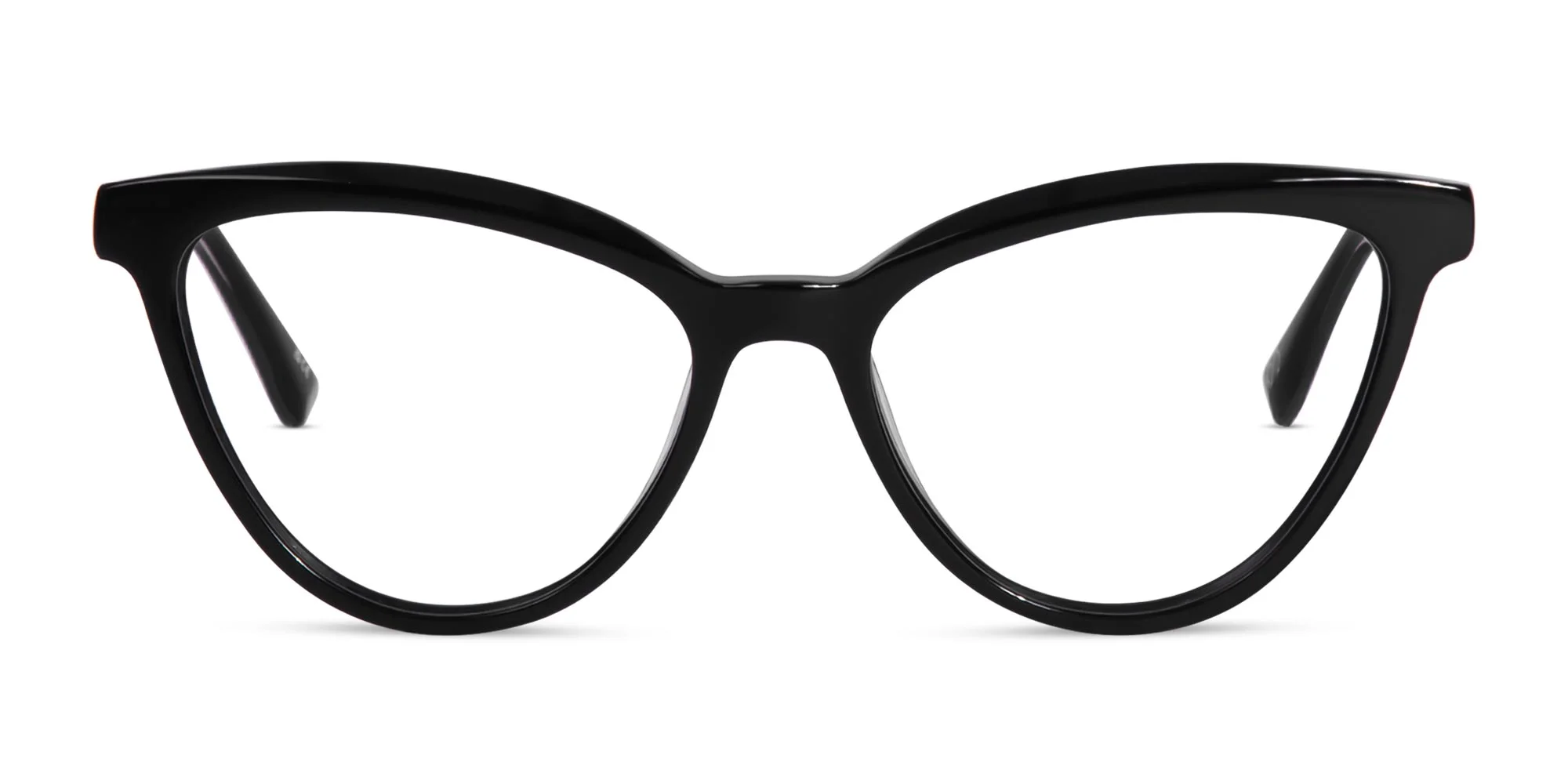 Black Full Rim Cat Eye Glasses-1