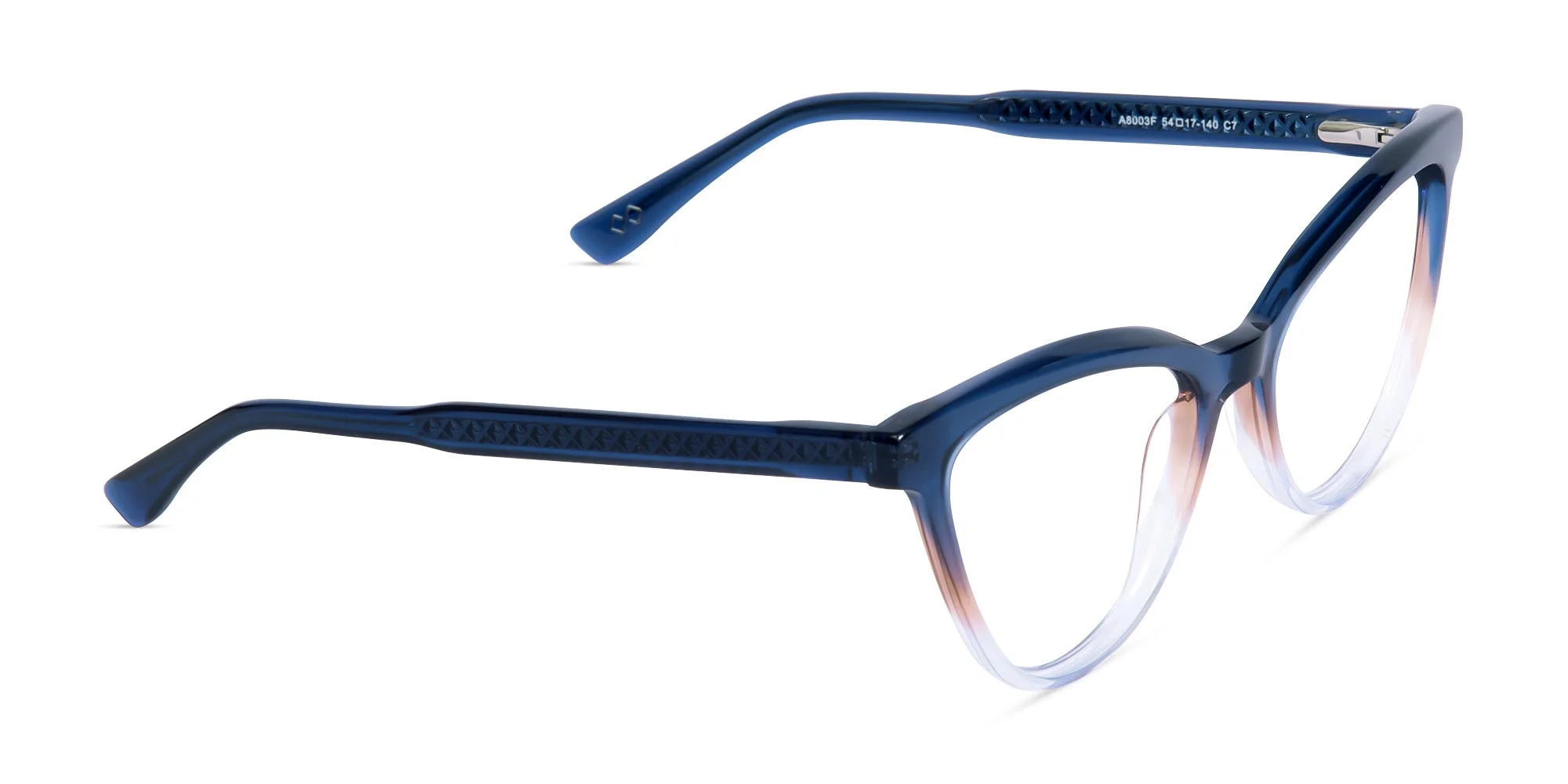 Blue Cat Eye Glasses Frames-1