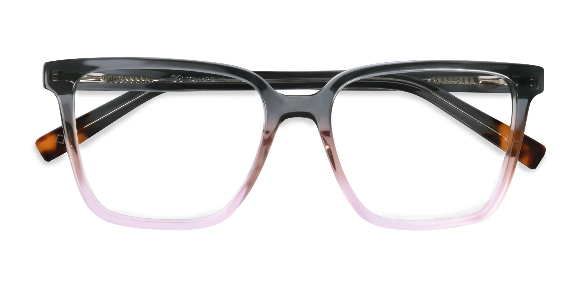 Pink And Black Eyeglass Frames-1
