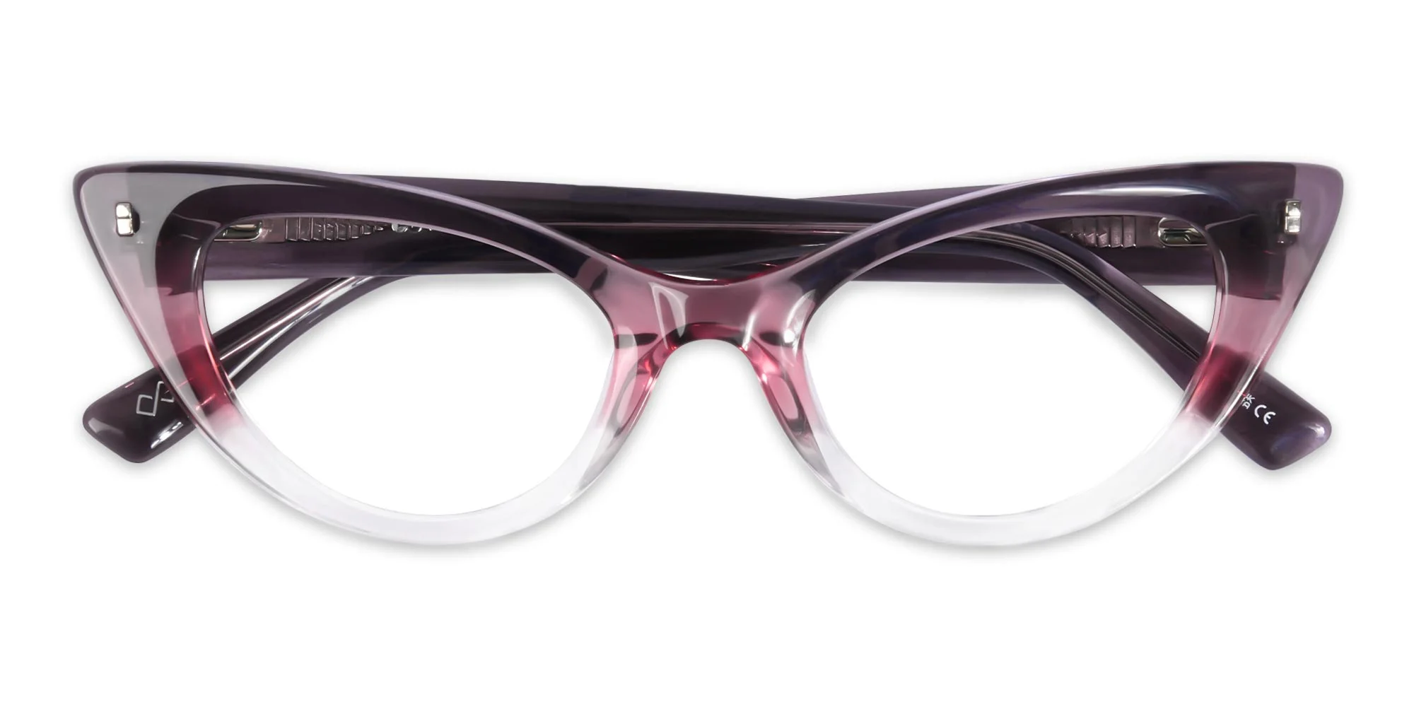 Purple Cat Eye Reading Glasses-1