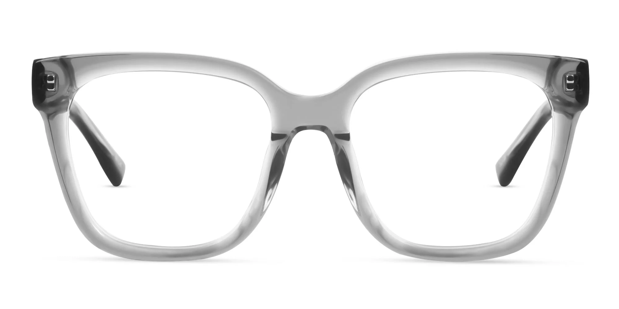 Crystal grey Square Frame eyeglasses-1