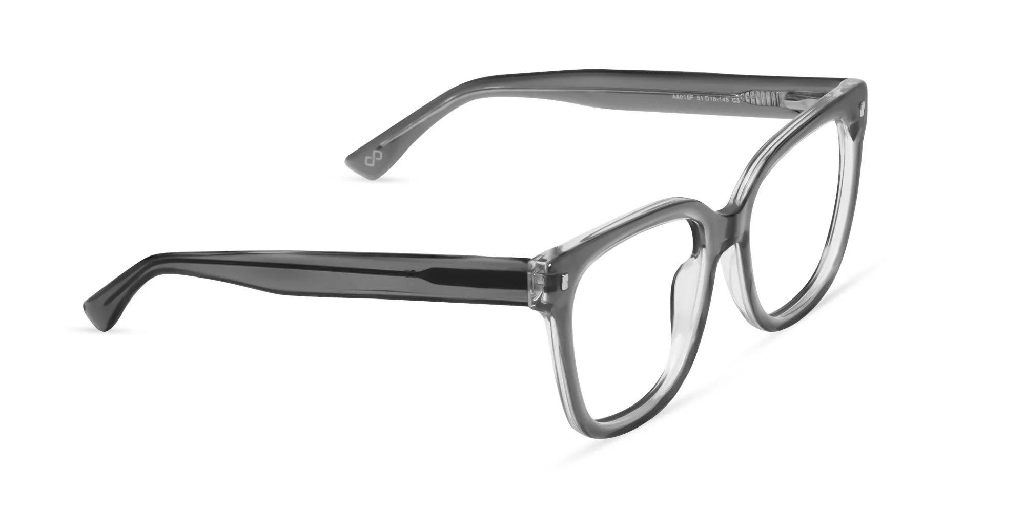 Crystal grey Square Frame eyeglasses-1